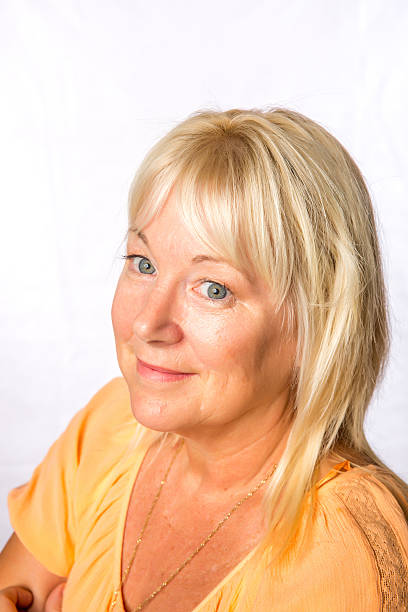 istock Mature attractive blonde woman 598811730