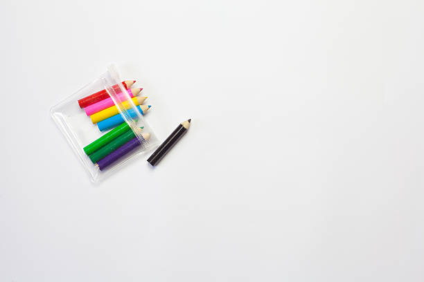 istock School Stationary on white paper 598814222