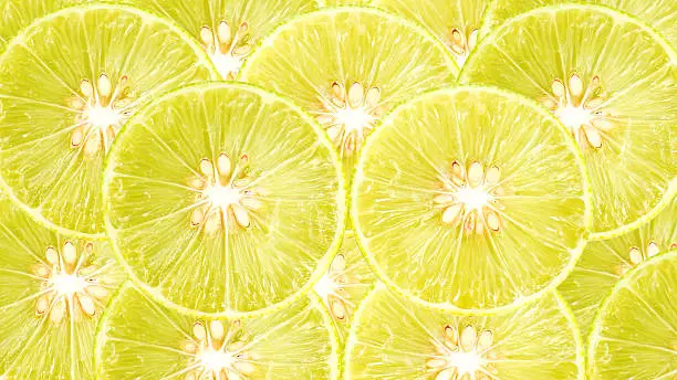 half of lemon-lime for a background.