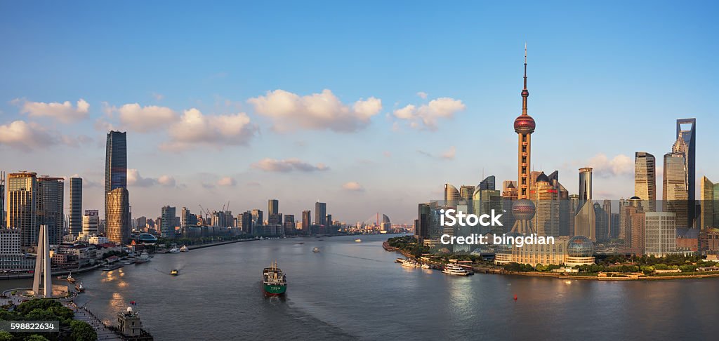 Beautiful Shanghai Bund, Shanghai Stock Photo