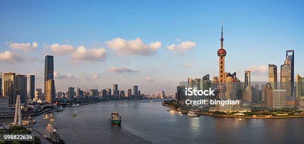 Beautiful Shanghai Bund Stock Photo - Download Image Now - Shanghai, Urban Skyline, Architecture