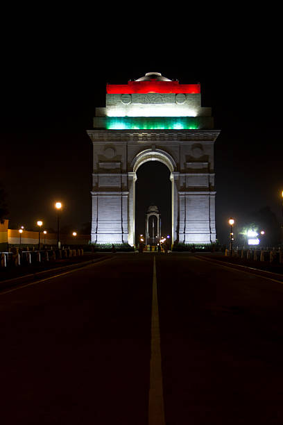 istock night at India Gate, New Delhi 598823766