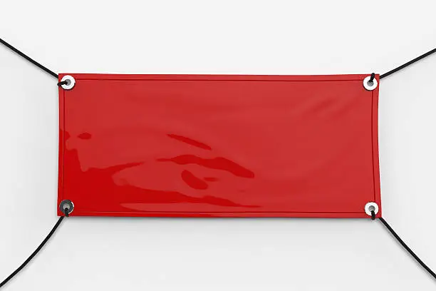 Photo of blank banner