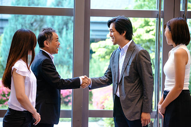 istock Board of directors after meeting 598828162