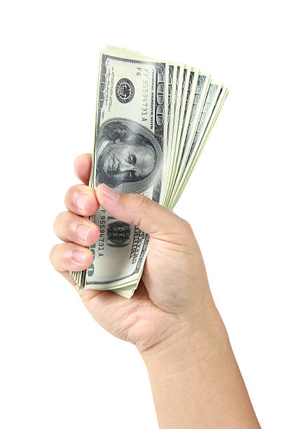 istock American money in hand 598916182
