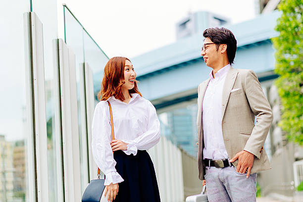 istock Governmental employees after work in Japan 598919306