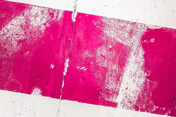 różowa malowana tekstura grunge - magenta zdjęcia i obrazy z banku zdjęć
