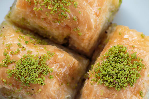 istock Baklava with pistachios and walnuts 598923526
