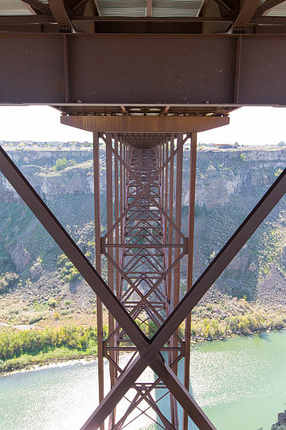 istock Underneath the old Perrine Bridge at Twin Falls 598928042