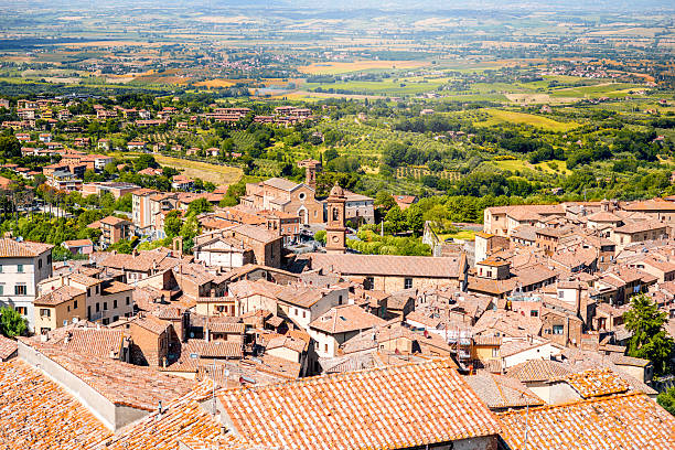 istock Montepulciano cityscape view 598928720