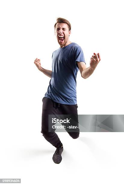 Yeah Man Stock Photo - Download Image Now - Exhilaration, Men, People