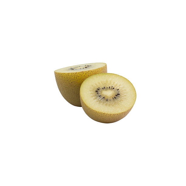 istock Gold kiwi fruit isolated on a white background 598955082