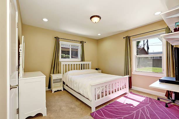 istock Nice bedroom in small American craftsman style home 598960178