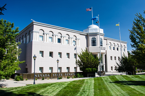 Senate building for the state of Nevada in Carson City, Nevada