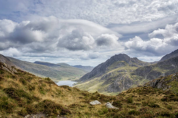 istock Walk up Y Garn North Wales UK. 598964446