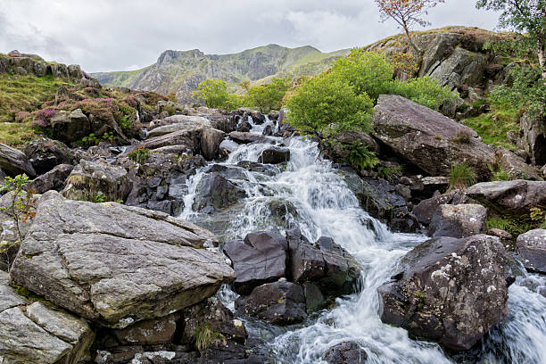 istock Walk up Y Garn North Wales UK. 599100370