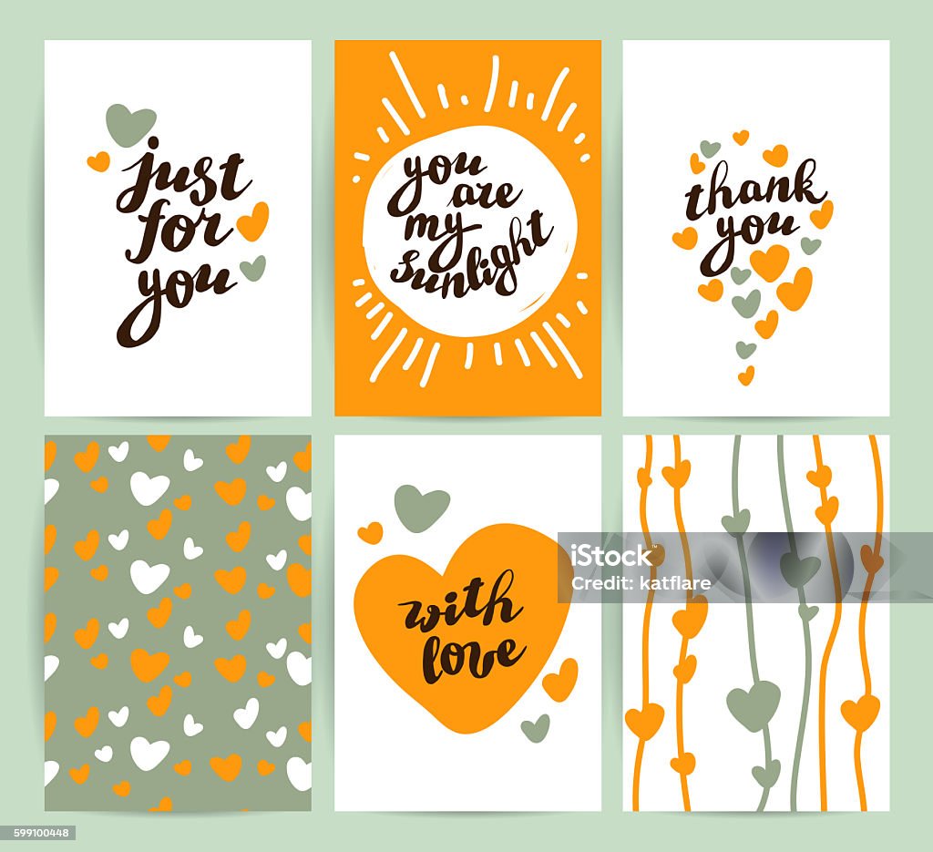 Creative Card Collection Creative Cards Collection Stock Illustration - Download Image Now ...