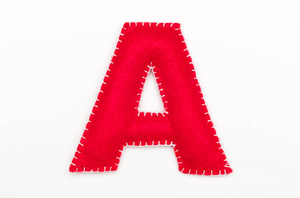 Felt Alphabet A