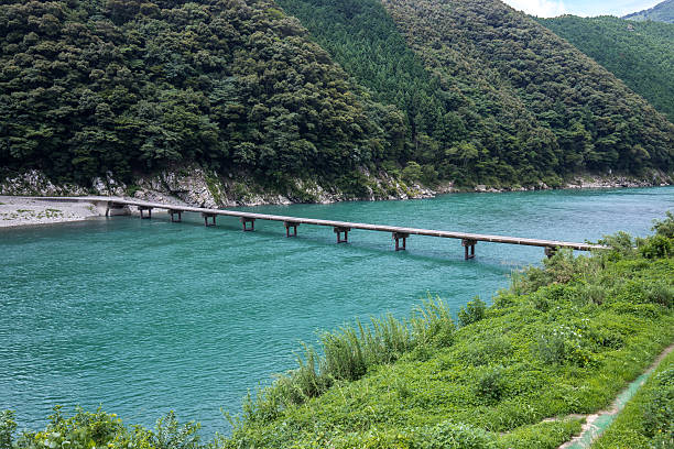 istock Iwama Low Water Crossing (Kochi Prefecture Shimanto) in Japan 599108494