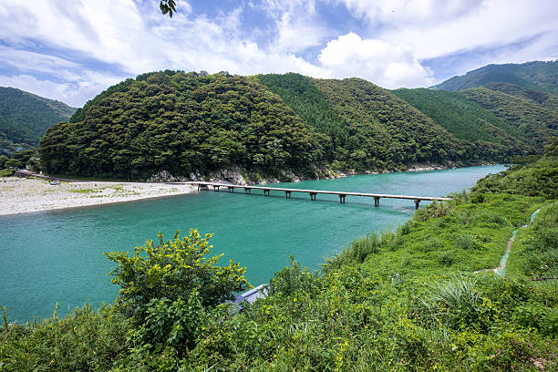 Iwama Low Water Crossing (Kochi Prefecture Shimanto) in Japan
