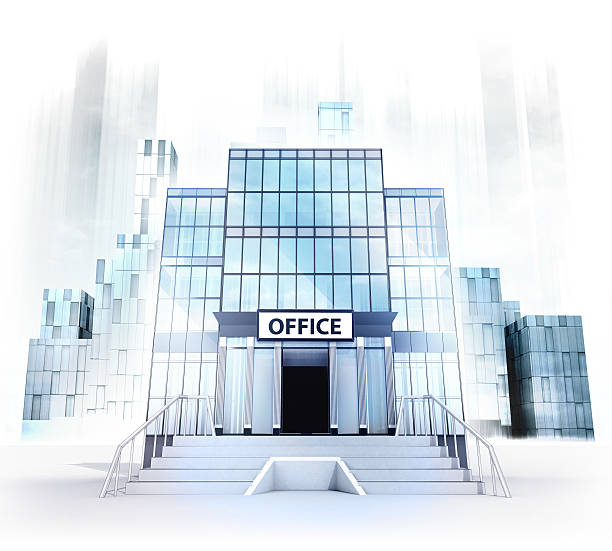 istock office building facade in business city concept render 599109348