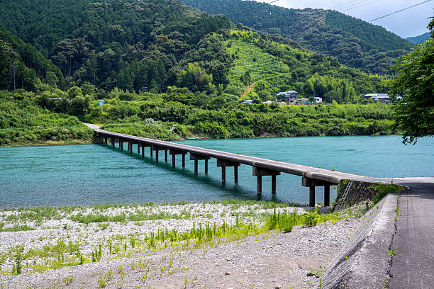 Sanri Low Water Crossing (Kochi Prefecture Shimanto) in Japan