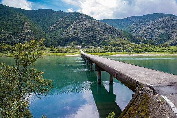 Takase Low Water Crossing (Kochi Prefecture Shimanto) in Japan