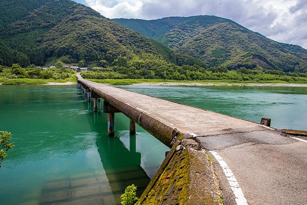 istock Takase Low Water Crossing (Kochi Prefecture Shimanto) in Japan 599114196