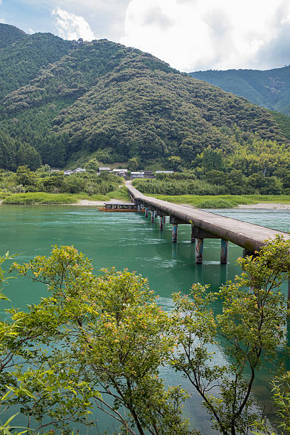 istock Takase Low Water Crossing (Kochi Prefecture Shimanto) in Japan 599114718