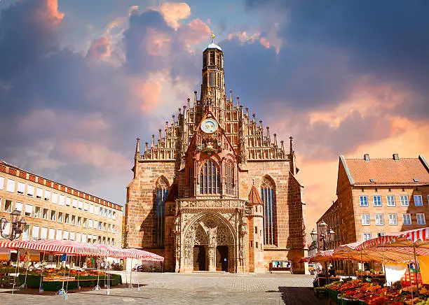 Photo of Frauenkirche church in Nuremberg