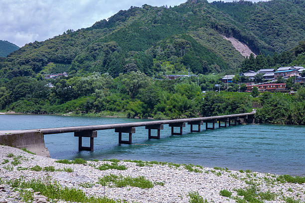 istock Iwama Low Water Crossing (Kochi Prefecture Shimanto) in Japan 599115438