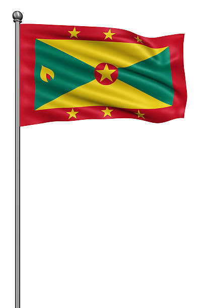 istock Flag of Grenada  against white background. 599115614