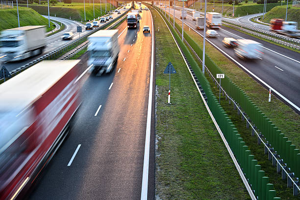istock Four lane controlled-access highway in Poland 599116524