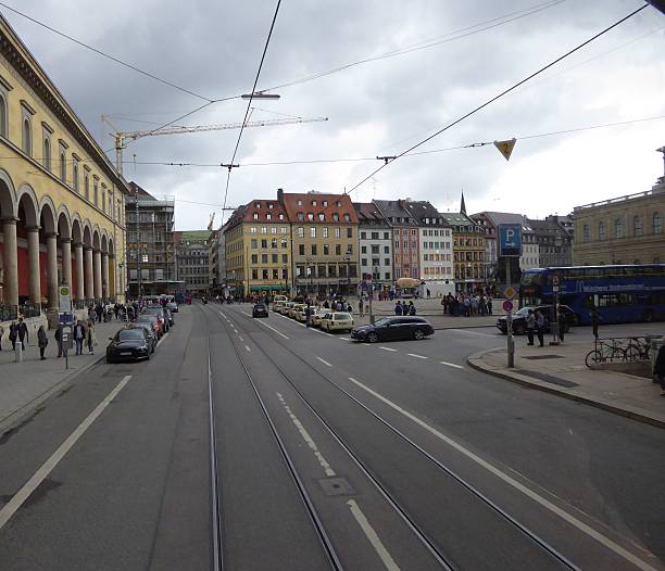 istock Munich tram lines and overhead wires 599120648