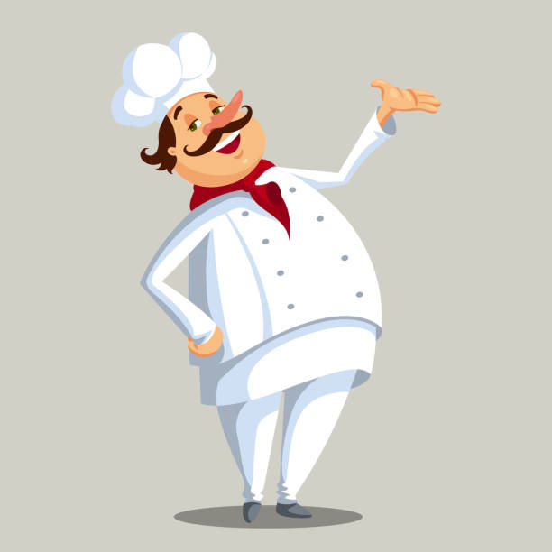 Vector Chef Character Stock Illustration - Download Image Now - Chef,  Cartoon, Italian Culture - iStock