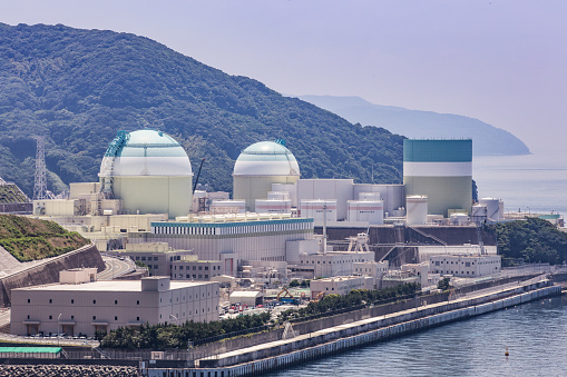 Ikata nuclear power plant (Ehime Prefecture) in Japan