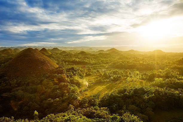 istock View at the Chocolate Hills. Bohol, Philippines 599125570