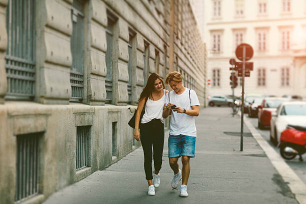 istock Teenage Couple Mobile Gaming 599129730