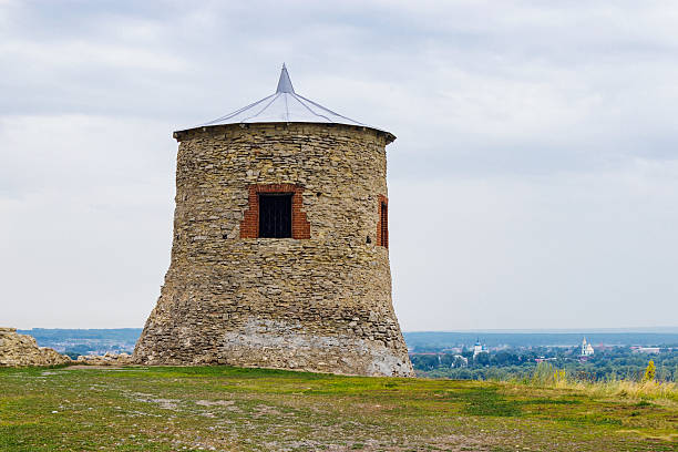 tower in elabuga settlement stock photo