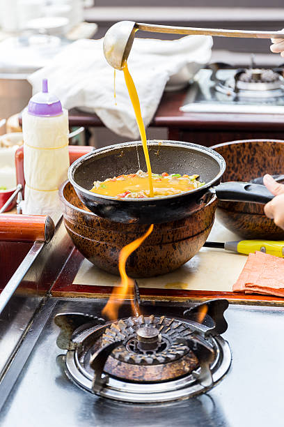 istock Cooking Omelet in Pan 599136634