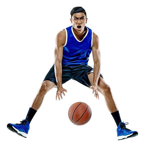 istock basketball player  man Isolated 599136886