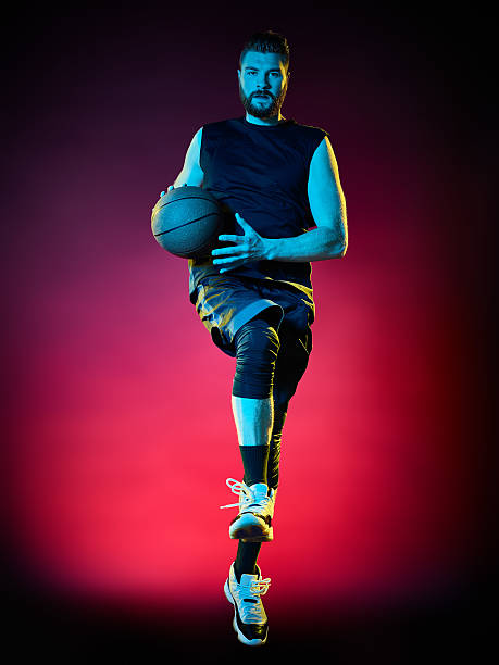 istock basketball player man Isolated 599137140