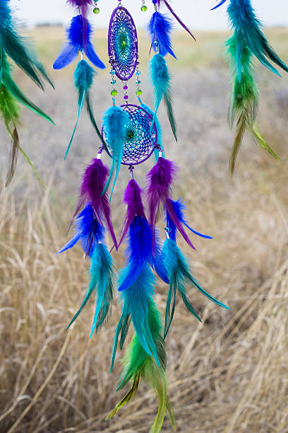istock photo of a dreamcatcher made by hand 599137766