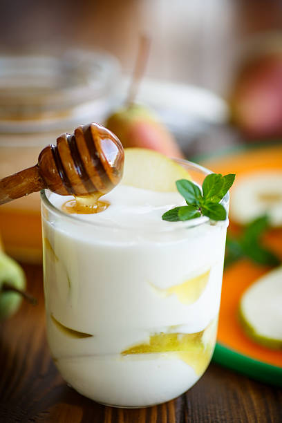 istock sweet pears with yogurt and honey 599137994