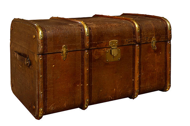 istock Well-Traveled Vintage Suitcase 599138334