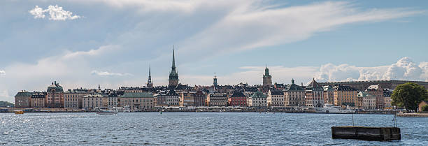 stockholm cityscape stock photo