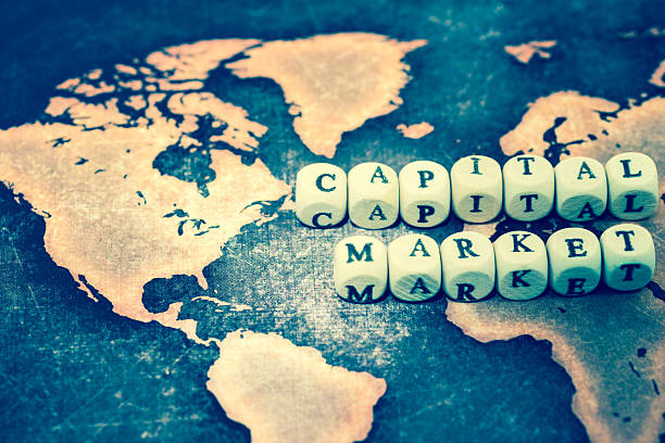 istock CAPITAL MARKET on grunge world map 599140400