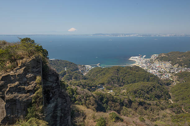 istock Scenery viewed from the Mt. Nokogiri (Tokyo Bay) in Japan 599145124