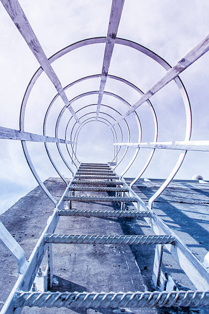 istock Stairway to sky in vintage style 599146628