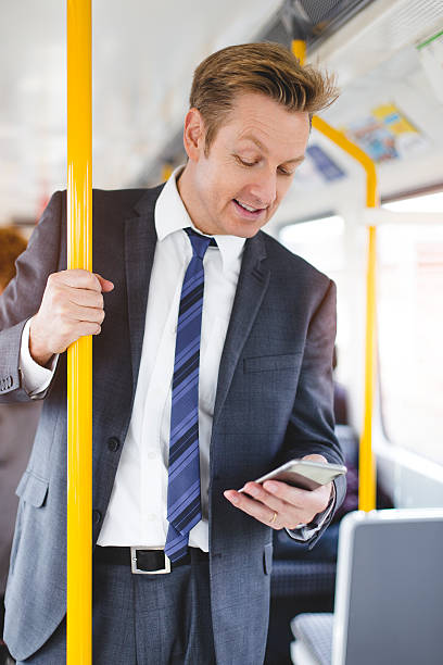 istock Businessman on the Train 599244804